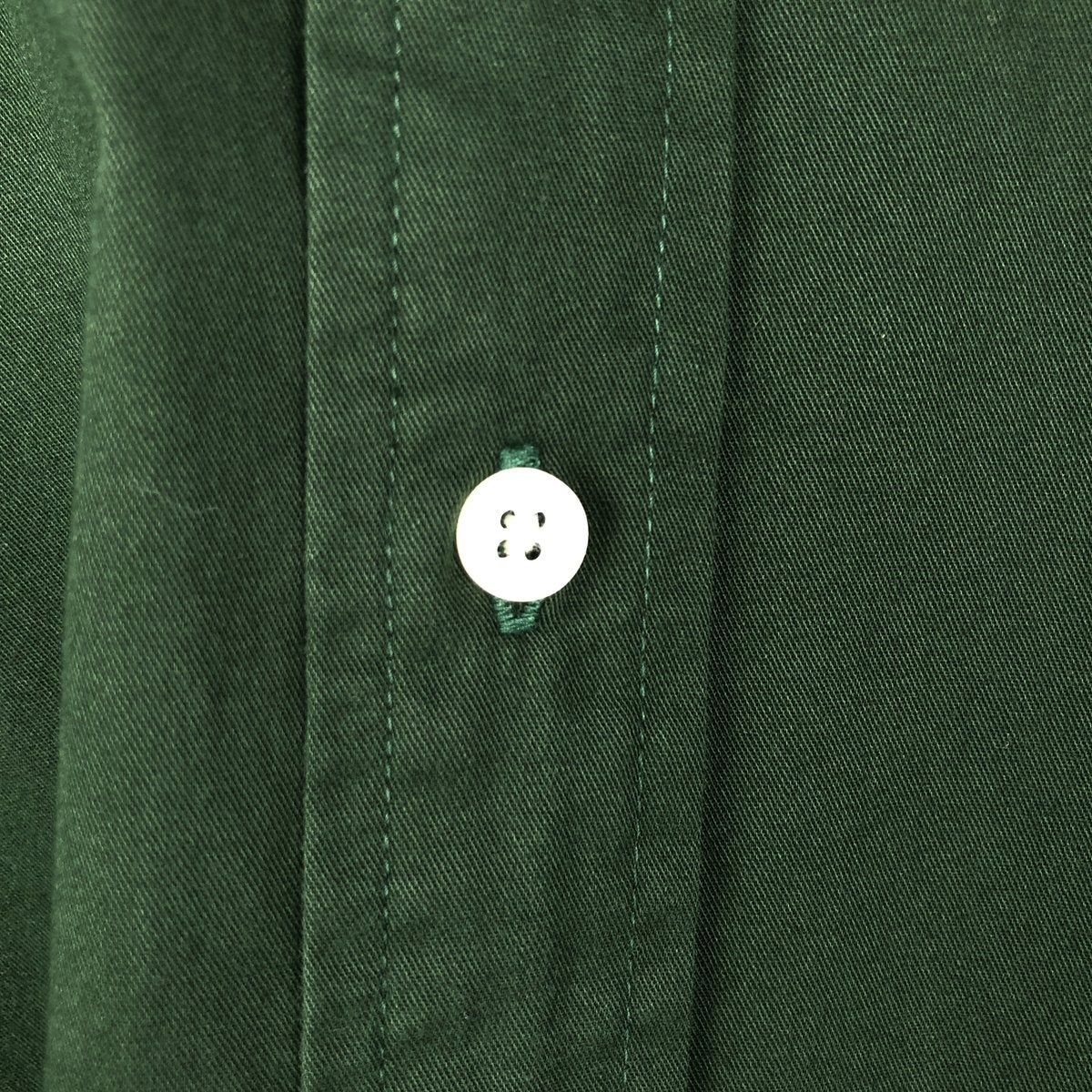 Ralph Lauren BLAKE long sleeve button down shirt, men's size L cotton green type Vintage Second Hand