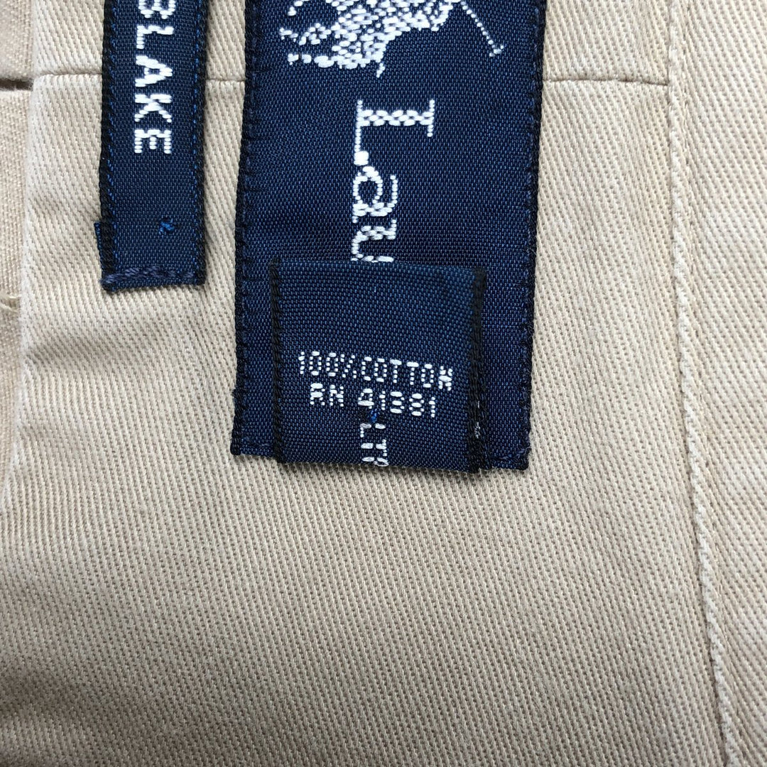 Ralph Lauren BLAKE long sleeve button down shirt, men's XL size cotton Beige type Vintage Second Hand