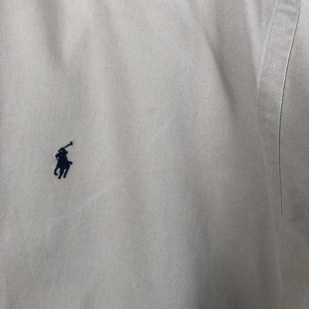 Ralph Lauren BLAKE long sleeve button down shirt, men's XL size cotton Beige type Vintage Second Hand
