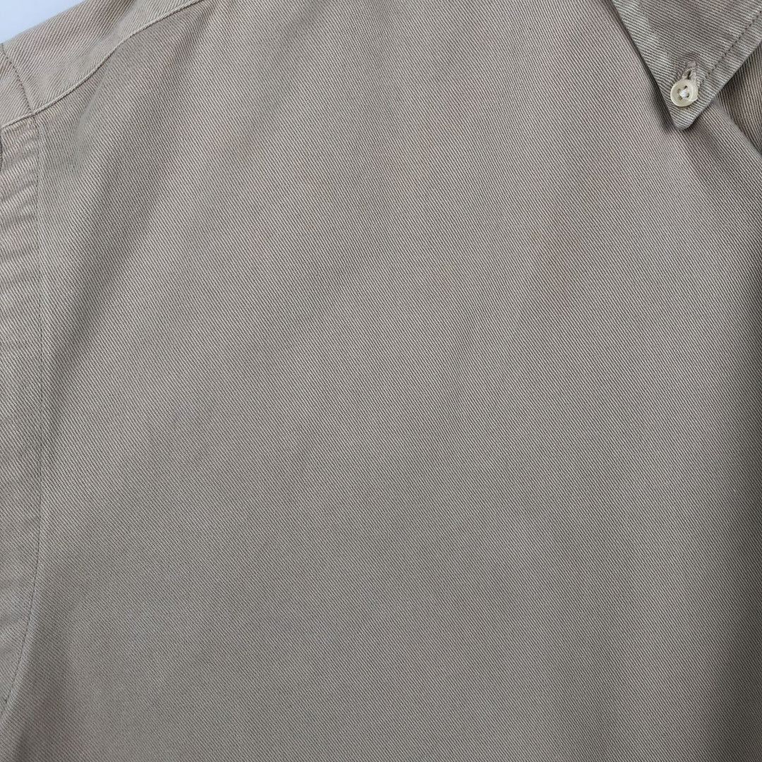 Ralph Lauren BLAKE long sleeve button down shirt, men's XL size cotton Beige type Vintage Second Hand