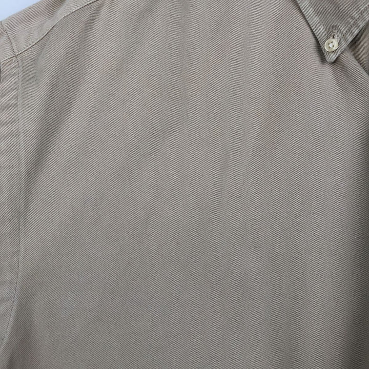 Ralph Lauren BLAKE long sleeve button down shirt, men's XL size cotton Beige type Vintage Second Hand