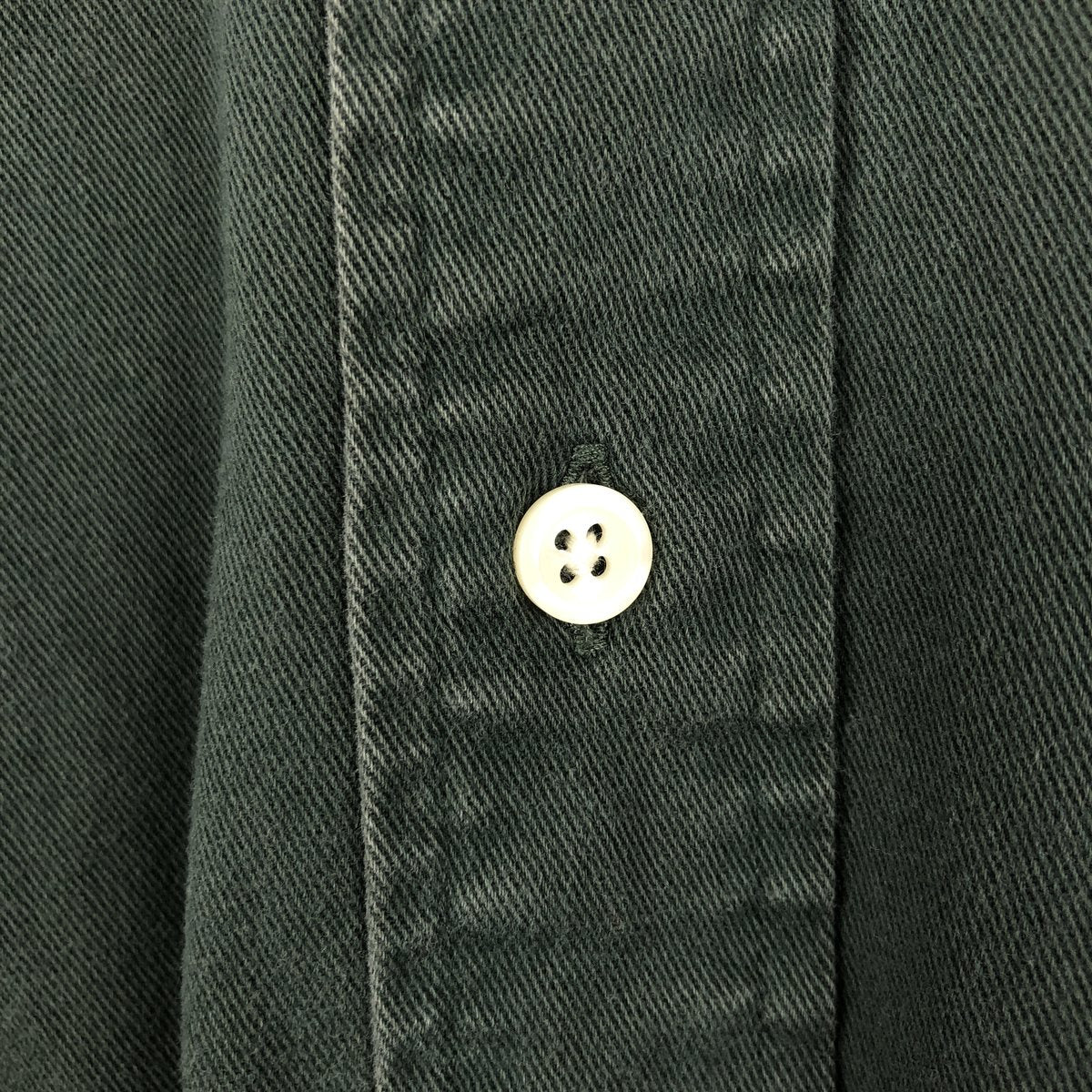 Ralph Lauren BLAKE long sleeve button down shirt, men's XL size cotton Khaki type Vintage Second Hand