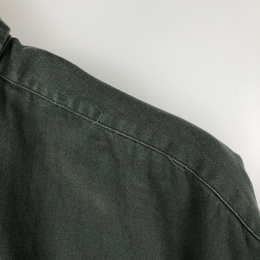 Ralph Lauren BLAKE long sleeve button down shirt, men's XL size cotton Khaki type Vintage Second Hand
