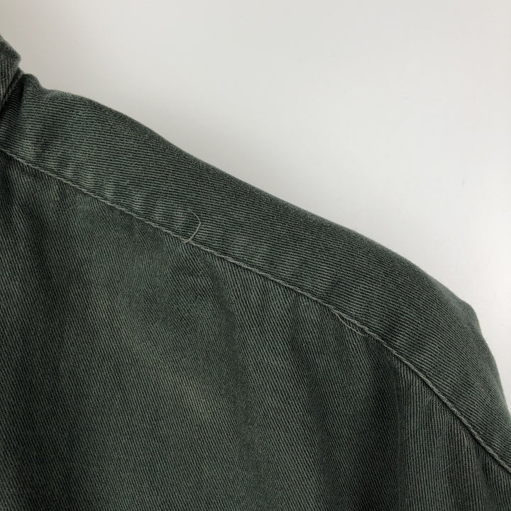 Ralph Lauren BLAKE long sleeve button down shirt, men's XL size cotton Khaki type Vintage Second Hand