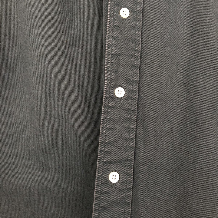 Ralph Lauren BLAKE long sleeve button down shirt, men's XL size cotton Khaki type Vintage Second Hand