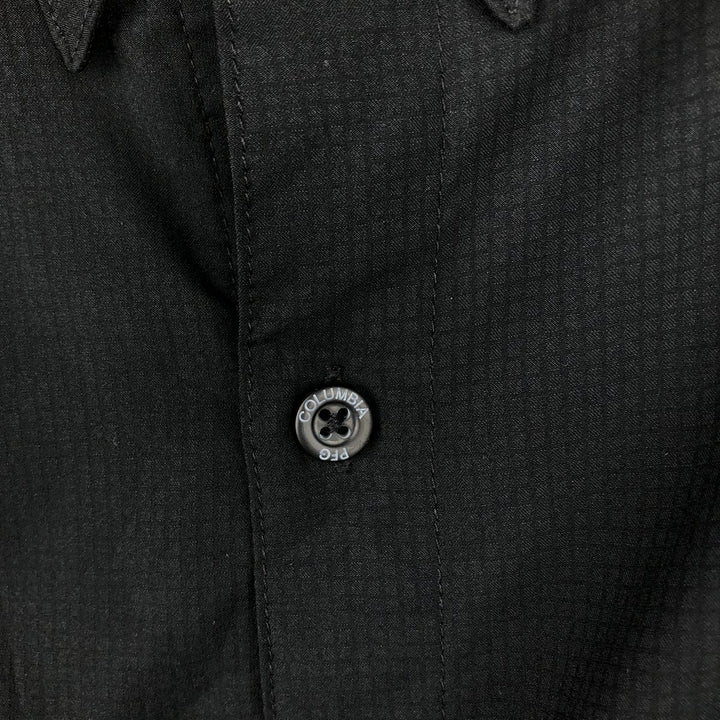 Columbia PFG OMNI-SHADE Button-Down Long-Sleeve Fishing Shirt, Men's Size XL (approx.) polyester black type Vintage Second Hand