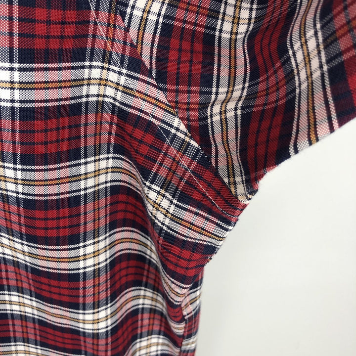 Brooks Brothers 1818 Long Sleeve Button-Down Check Shirt, Men's Size XL Supima Cotton red type Vintage Second Hand