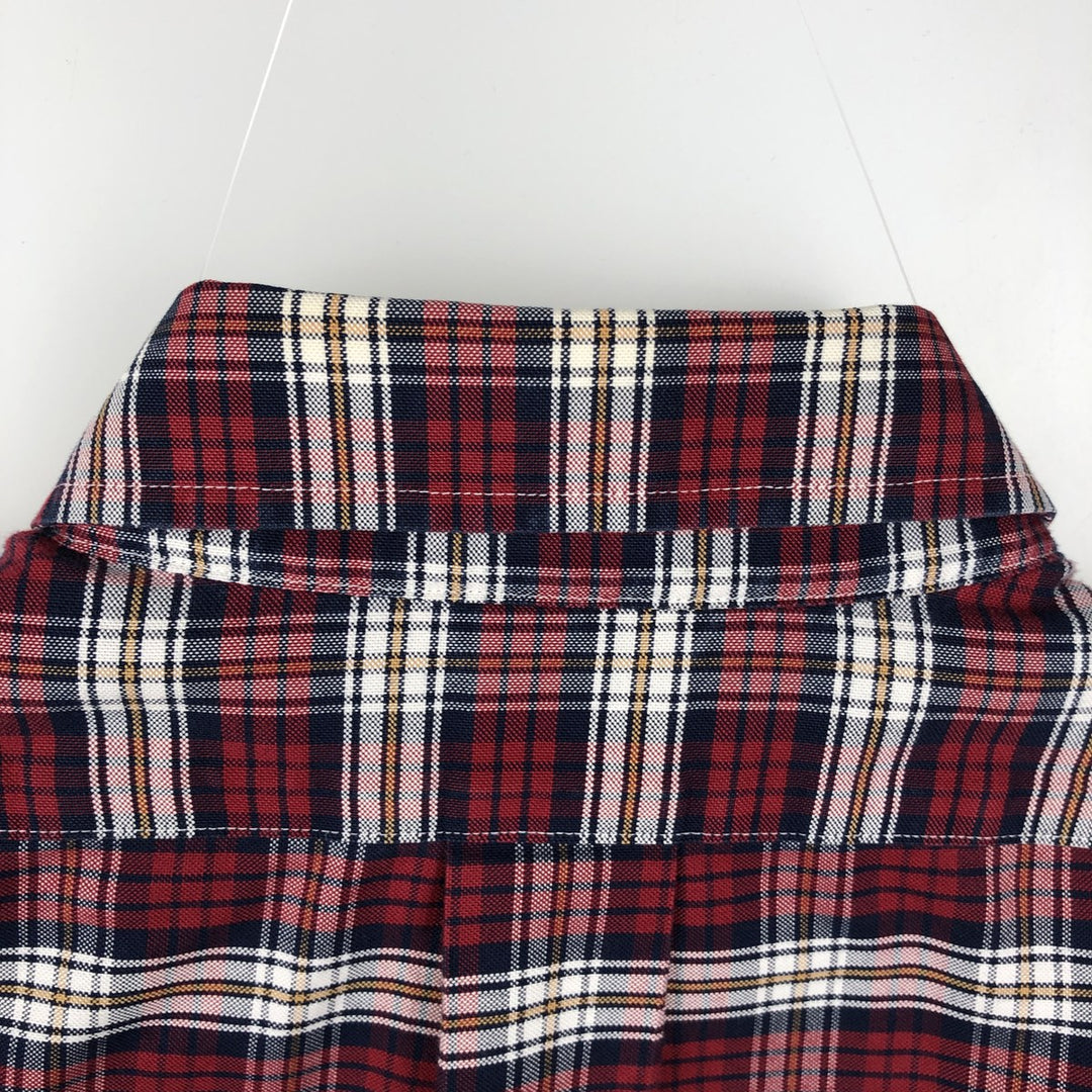 Brooks Brothers 1818 Long Sleeve Button-Down Check Shirt, Men's Size XL Supima Cotton red type Vintage Second Hand