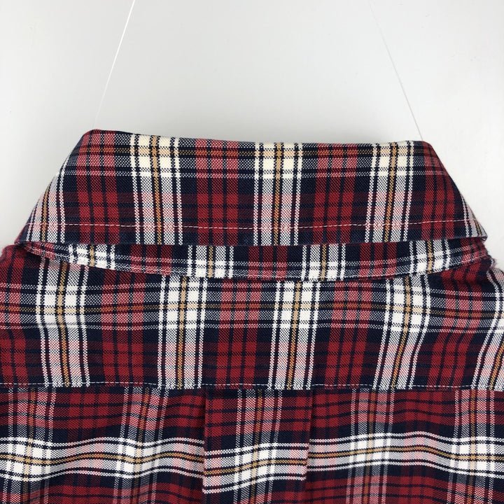Brooks Brothers 1818 Long Sleeve Button-Down Check Shirt, Men's Size XL Supima Cotton red type Vintage Second Hand