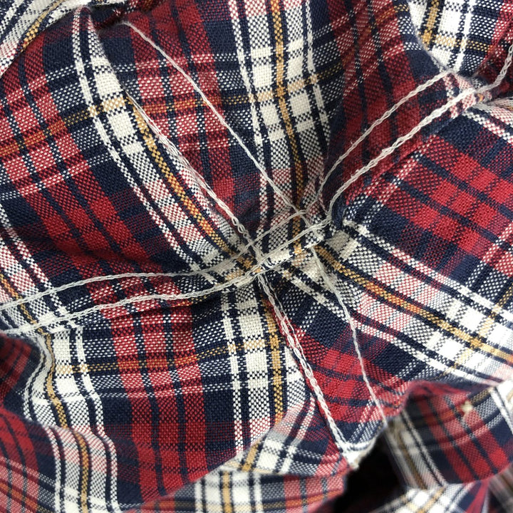 Brooks Brothers 1818 Long Sleeve Button-Down Check Shirt, Men's Size XL Supima Cotton red type Vintage Second Hand
