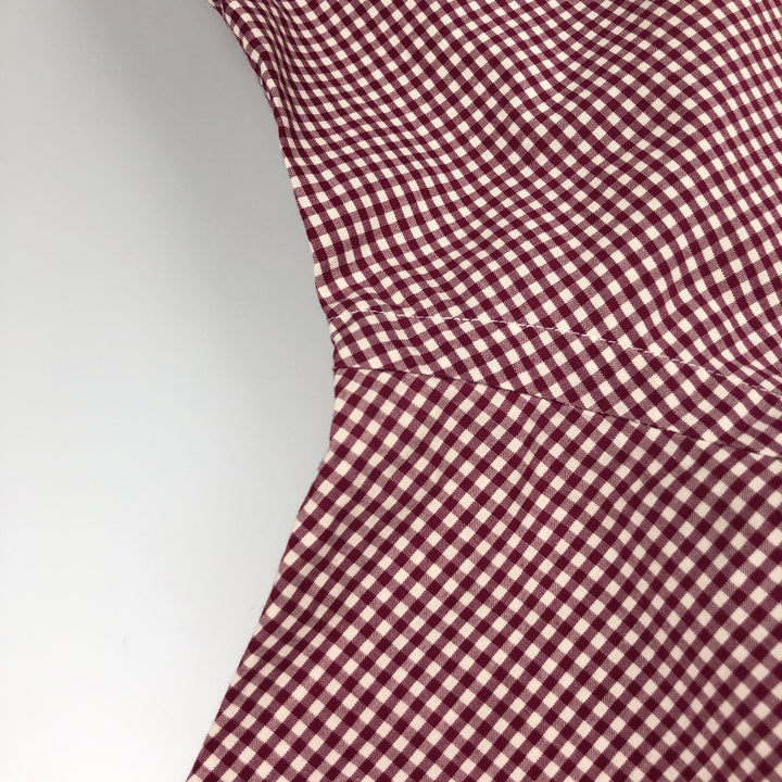 Ralph Lauren BLAKE Gingham Check Short Sleeve Button Down Check Shirt Men's XL cotton red type Vintage Second Hand