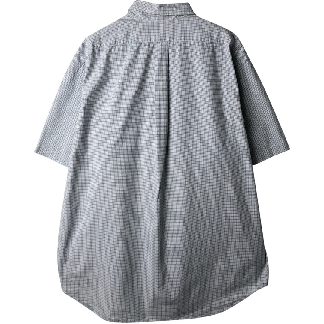 Ralph Lauren RALPH LAUREN GOLF TILDEN short sleeve button down check shirt men's XL equivalent cotton white type Vintage Second Hand