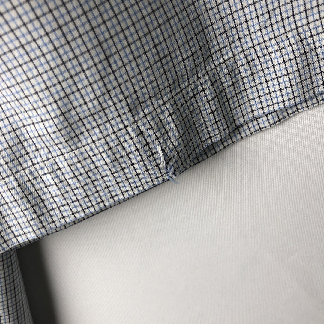Ralph Lauren RALPH LAUREN GOLF TILDEN short sleeve button down check shirt men's XL equivalent cotton white type Vintage Second Hand