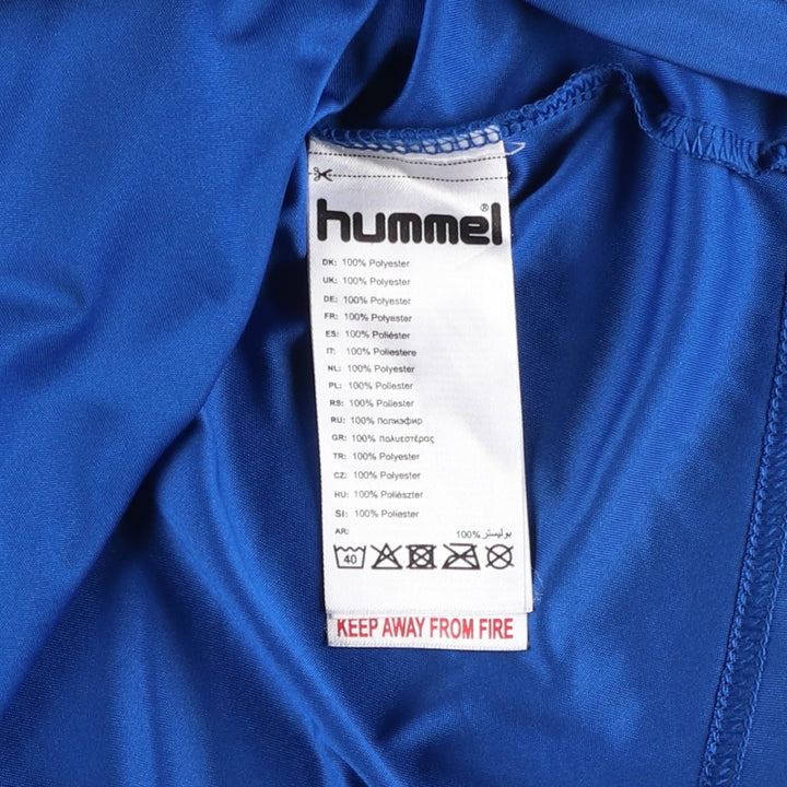 Hummel soccer uniform game shirt, men's size S (approx.) polyester blue type Vintage Second Hand