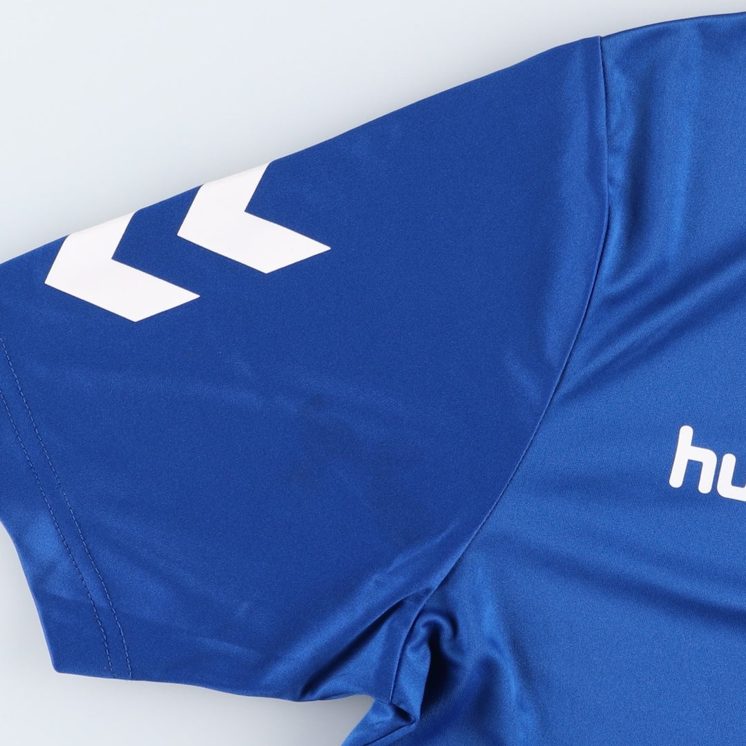 Hummel soccer uniform game shirt, men's size S (approx.) polyester blue type Vintage Second Hand