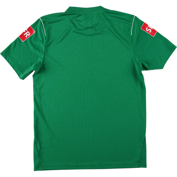 Adidas soccer uniform game shirt, men's size S (approx.) polyester green type Vintage Second Hand