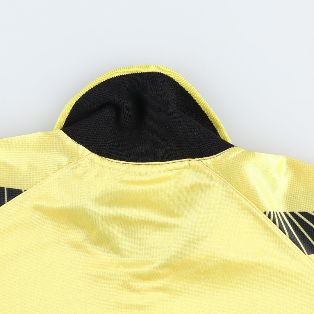 90'S Puma Wide Collar Soccer Uniform Game Shirt, Men's Size XL (Equivalent), Vintage polyester yellow type Vintage Second Hand