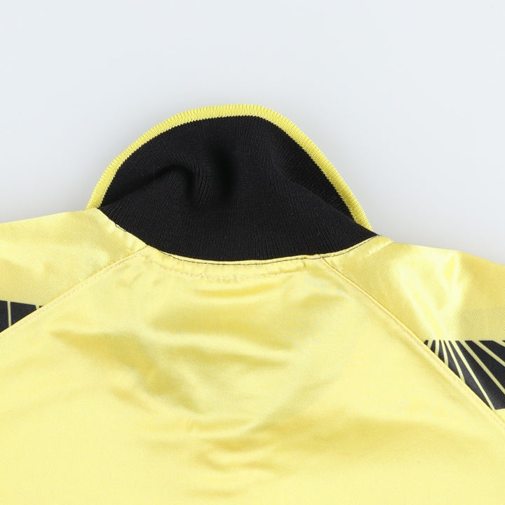 90'S Puma Wide Collar Soccer Uniform Game Shirt, Men's Size XL (Equivalent), Vintage polyester yellow type Vintage Second Hand
