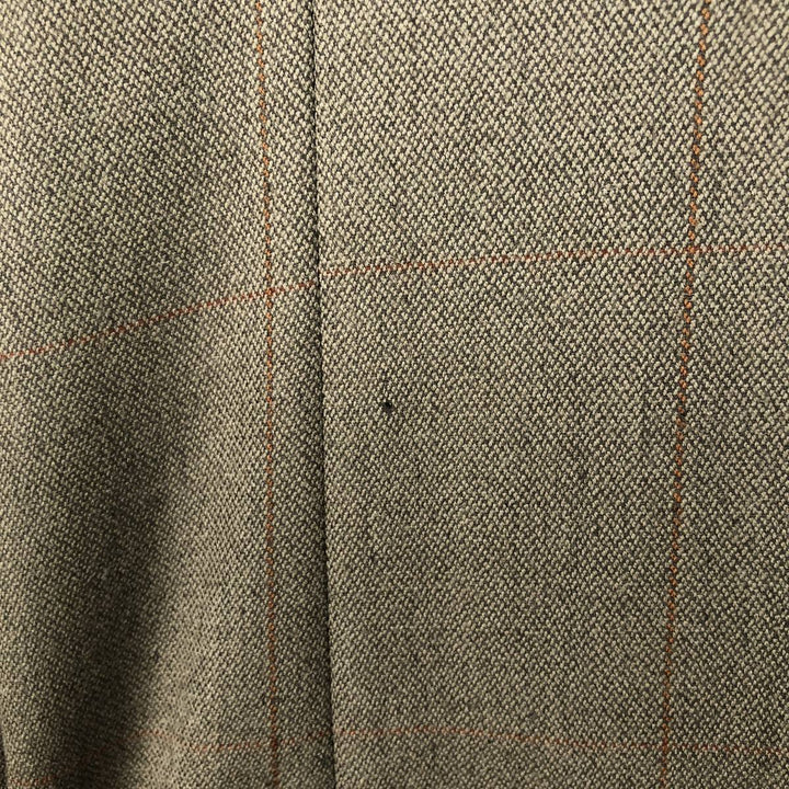 Ralph Lauren Stripe Pattern Alpaca Blend Wool Tailored Jacket, Made in Canada, Men's Size XL (approx.) wool Khaki type sage green Vintage Second Hand