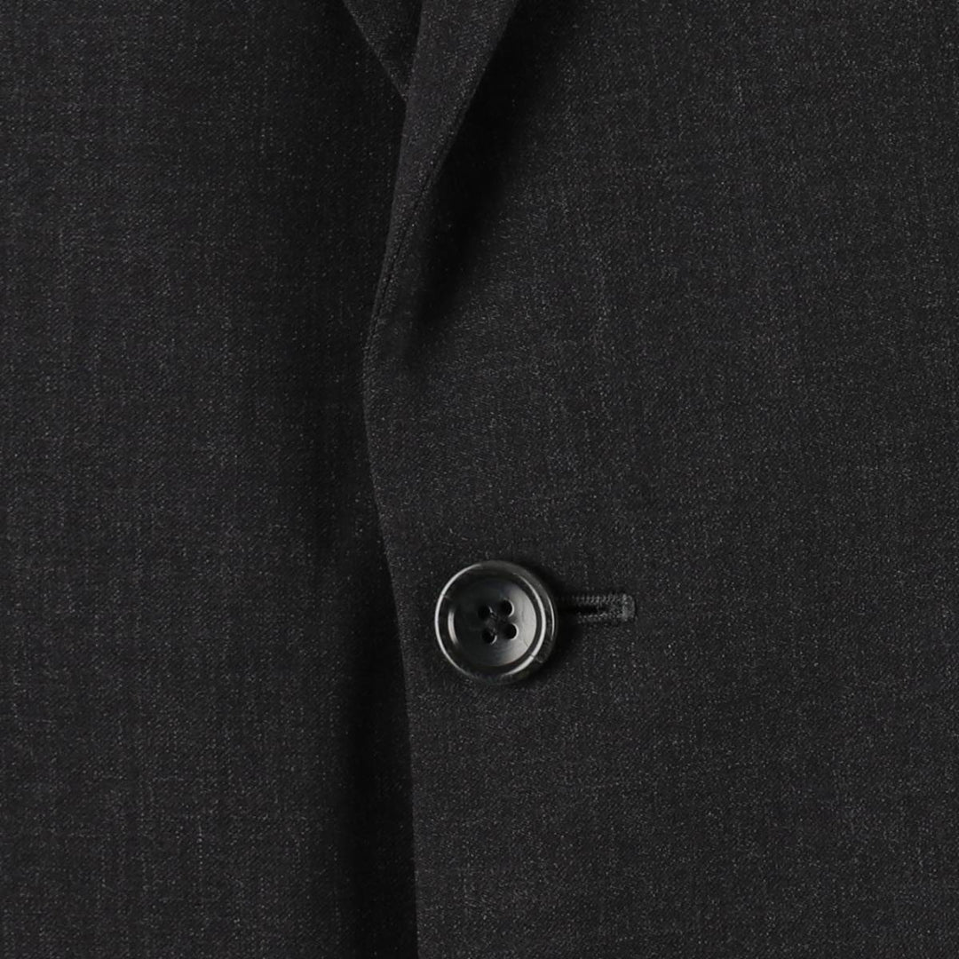Brooks Brothers 1818 Fitzgerald Wool Tailored Jacket, Made in USA, Men's Size M (approx.) wool black type Vintage Second Hand
