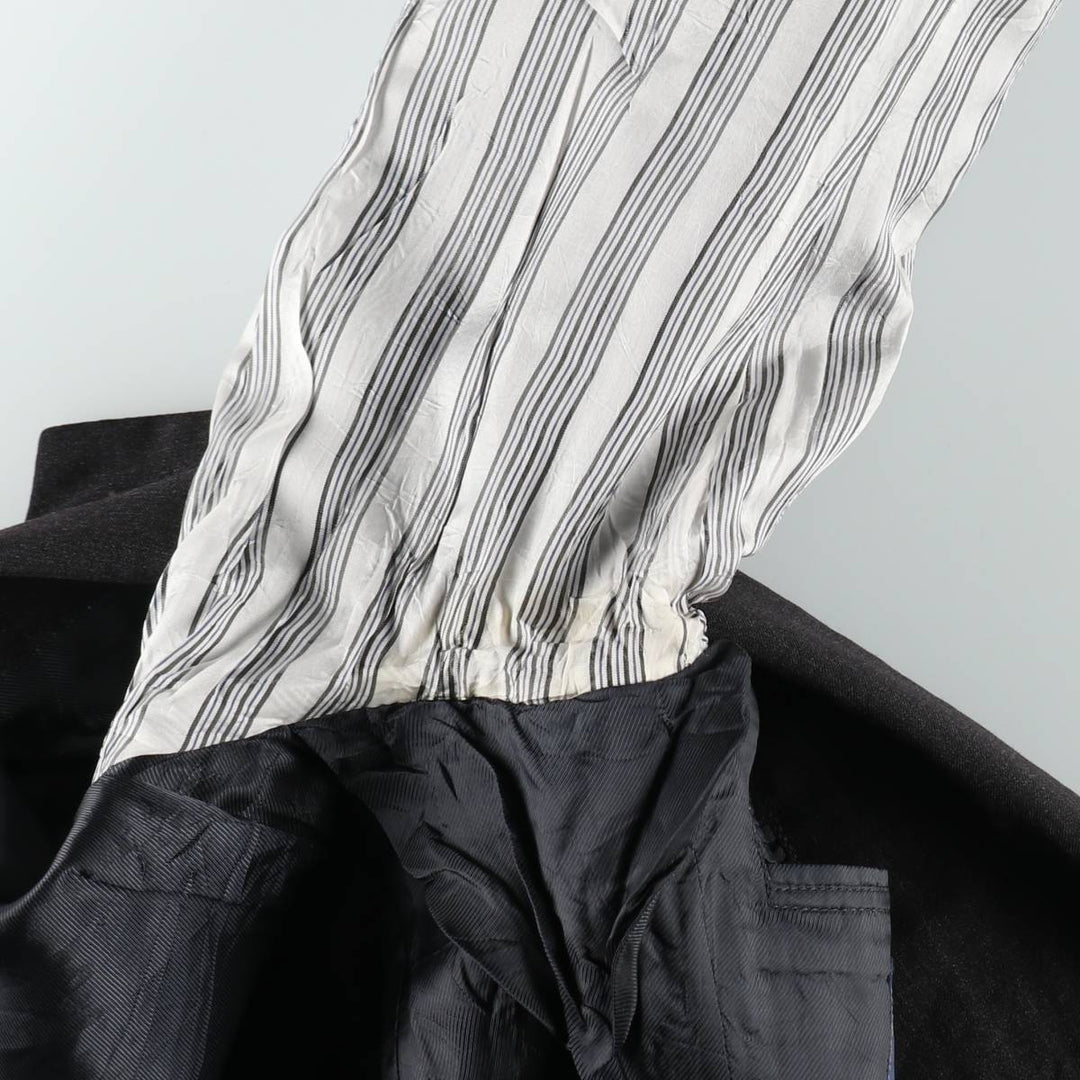 Brooks Brothers 1818 Fitzgerald Wool Tailored Jacket, Made in USA, Men's Size M (approx.) wool black type Vintage Second Hand