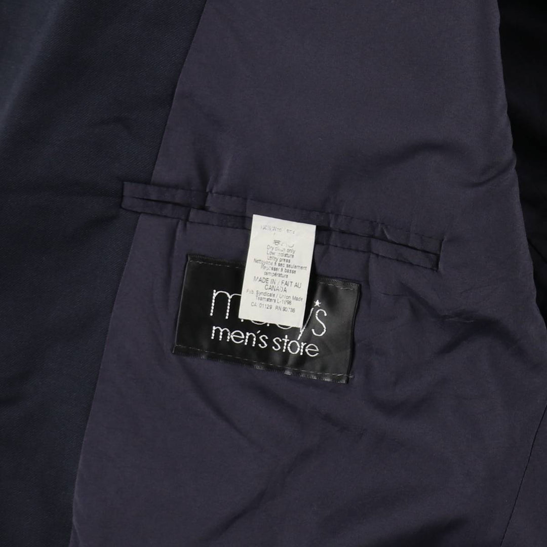 Ralph Lauren Lauren wool tailored jacket, made in Canada, size M. wool navy blue type Vintage Second Hand