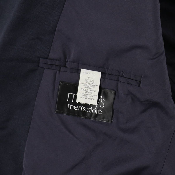 Ralph Lauren Lauren wool tailored jacket, made in Canada, size M. wool navy blue type Vintage Second Hand