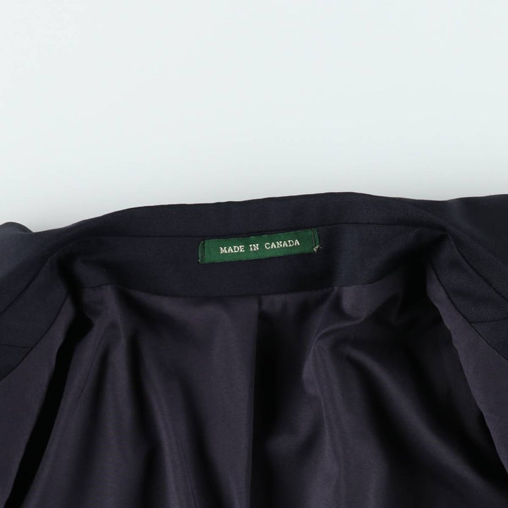 Ralph Lauren Lauren wool tailored jacket, made in Canada, size M. wool navy blue type Vintage Second Hand