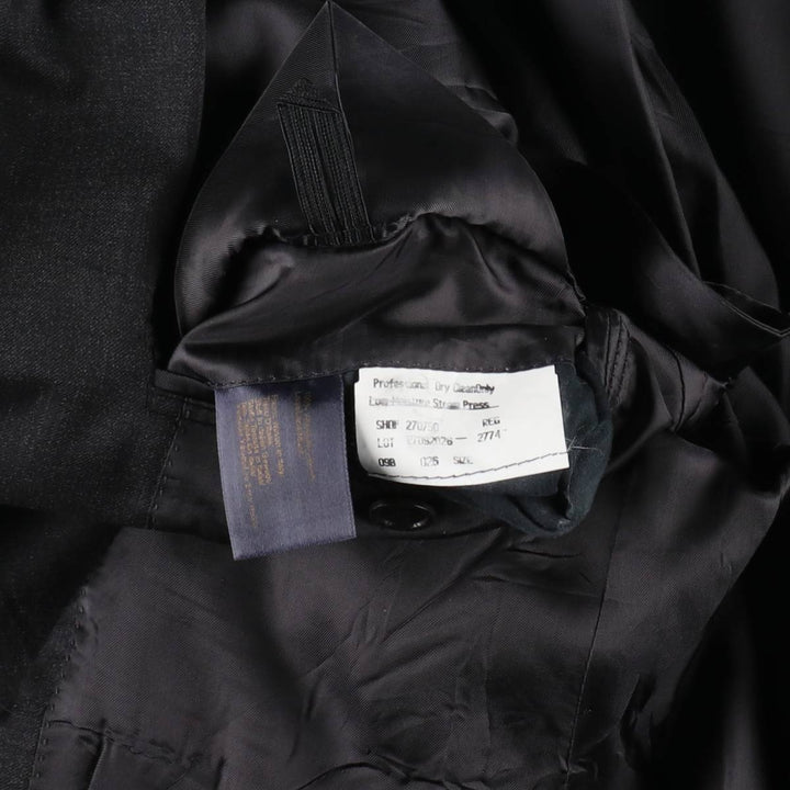 Brooks Brothers 1818 Fitzgerald Wool Tailored Jacket, Made in USA, Men's Size M (approx.) wool Charcoal Vintage Second Hand