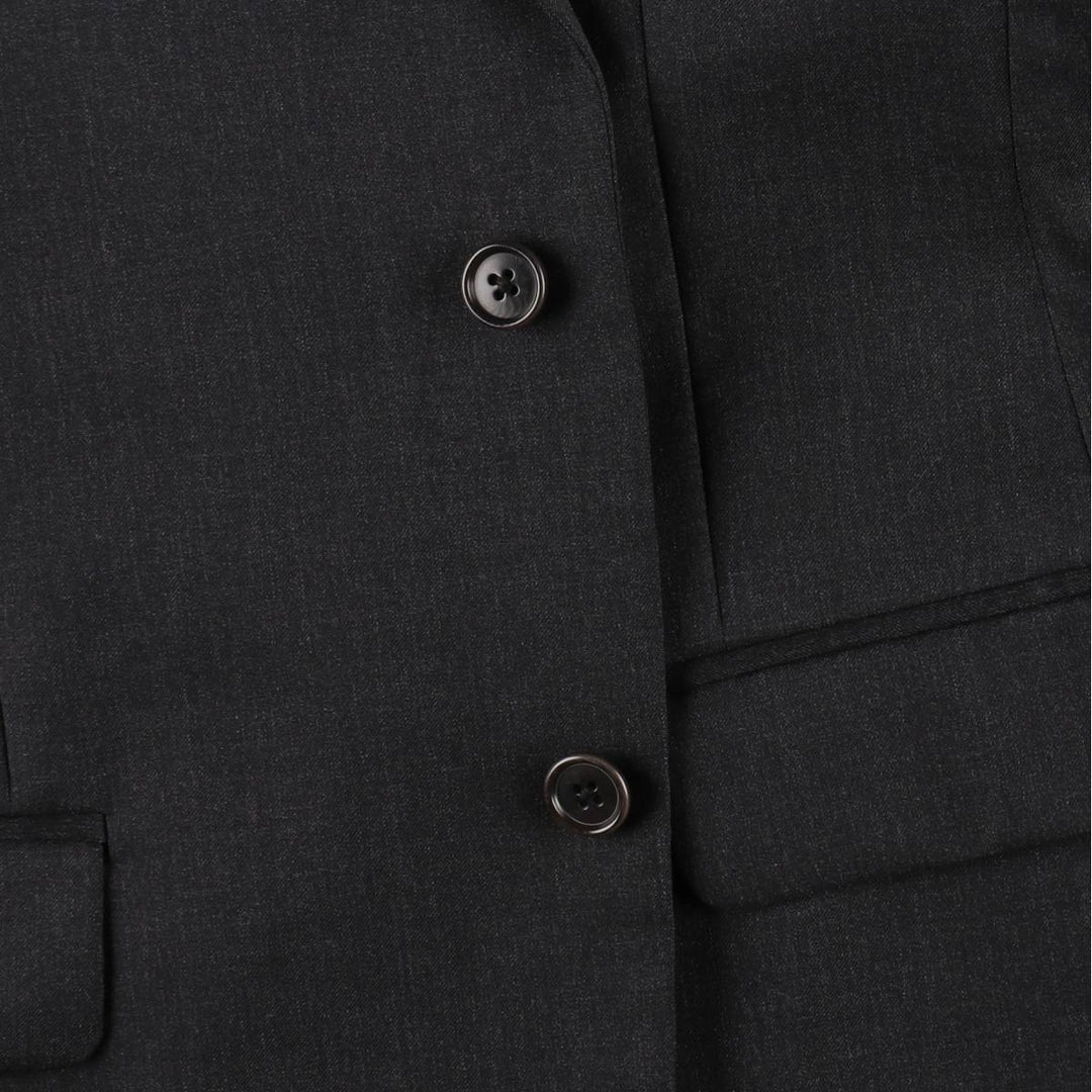 Brooks Brothers 1818 Fitzgerald Wool Tailored Jacket, Made in USA, Men's Size M (approx.) wool Charcoal Vintage Second Hand