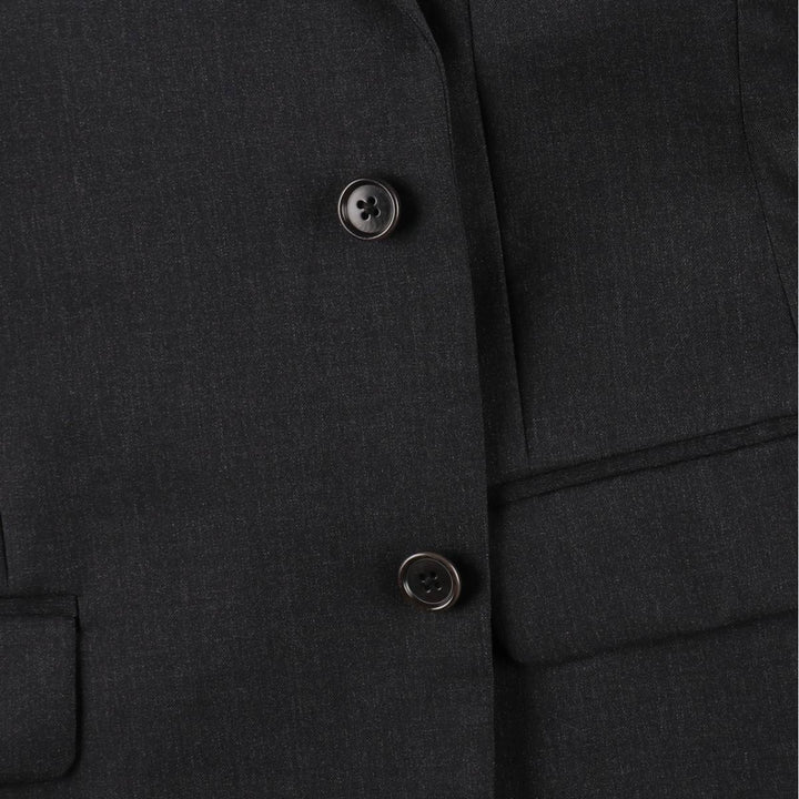 Brooks Brothers 1818 Fitzgerald Wool Tailored Jacket, Made in USA, Men's Size M (approx.) wool Charcoal Vintage Second Hand