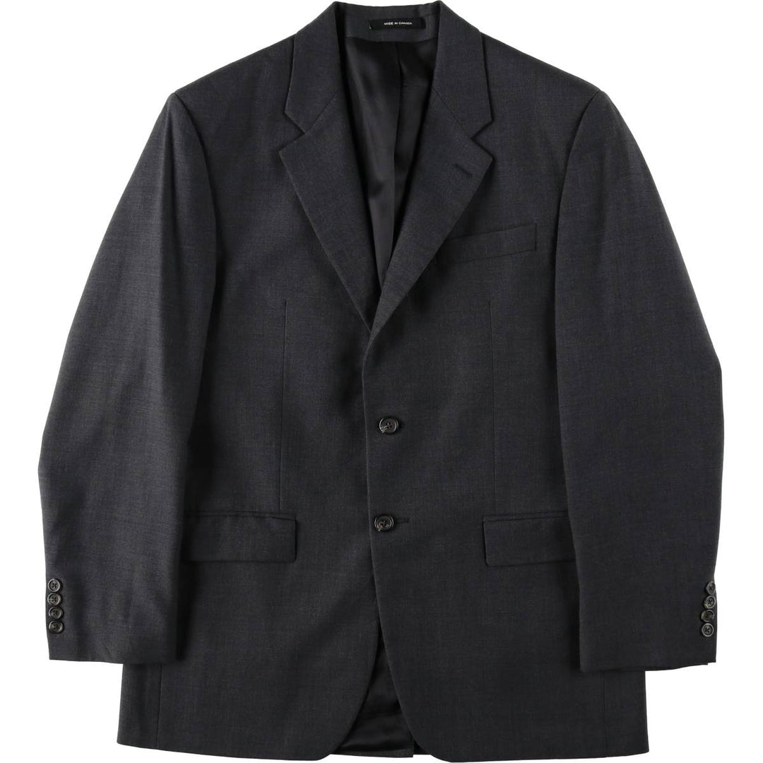Ralph Lauren tailored jacket, made in Canada, men's size L equivalent. unclear Charcoal Vintage Second Hand