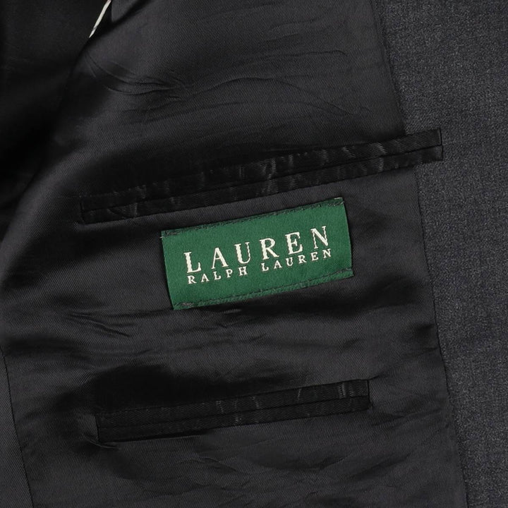 Ralph Lauren tailored jacket, made in Canada, men's size L equivalent. unclear Charcoal Vintage Second Hand