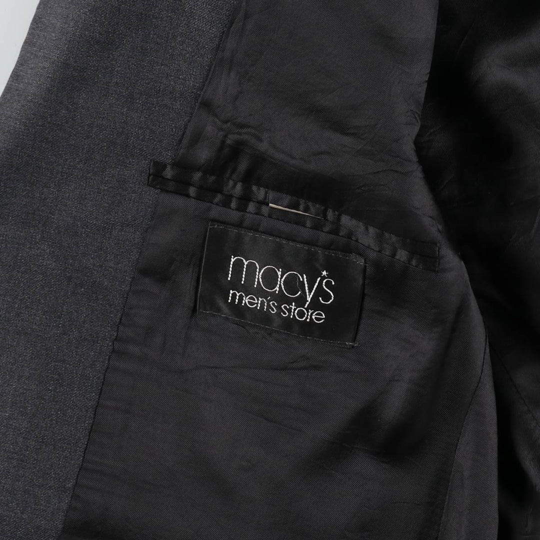 Ralph Lauren tailored jacket, made in Canada, men's size L equivalent. unclear Charcoal Vintage Second Hand