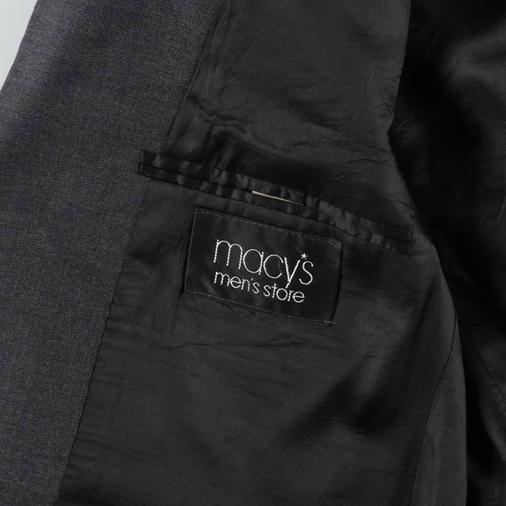Ralph Lauren tailored jacket, made in Canada, men's size L equivalent. unclear Charcoal Vintage Second Hand