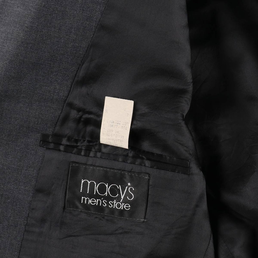 Ralph Lauren tailored jacket, made in Canada, men's size L equivalent. unclear Charcoal Vintage Second Hand