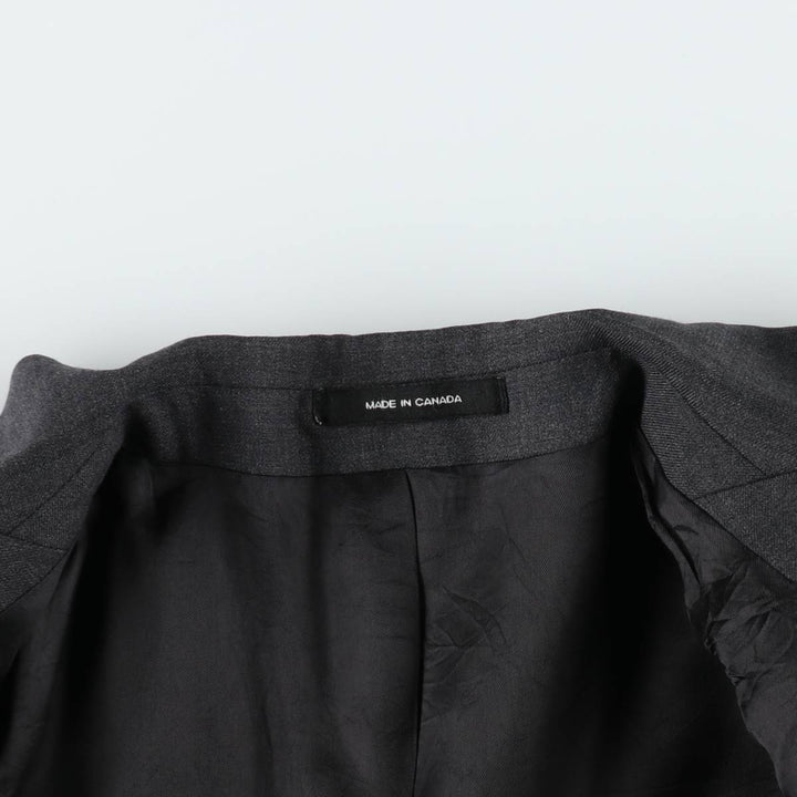 Ralph Lauren tailored jacket, made in Canada, men's size L equivalent. unclear Charcoal Vintage Second Hand