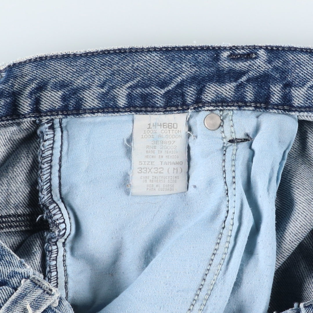 BOSS by IGDESIGN Denim Painter Pants, Men's W33 (approx.) cotton blue type Vintage Second Hand