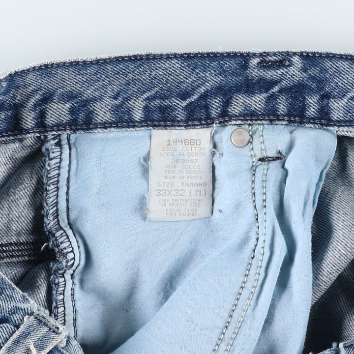 BOSS by IGDESIGN Denim Painter Pants, Men's W33 (approx.) cotton blue type Vintage Second Hand