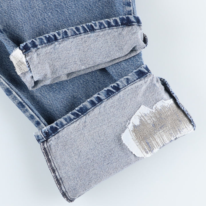 BOSS by IGDESIGN Denim Painter Pants, Men's W33 (approx.) cotton blue type Vintage Second Hand