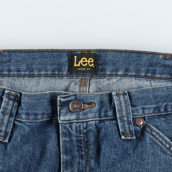 Lee Loose Fit Denim Painter Pants, Men's W35 (approx.) cotton blue type Vintage Second Hand