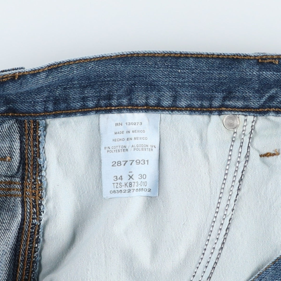 Lee Loose Fit Denim Painter Pants, Men's W35 (approx.) cotton blue type Vintage Second Hand