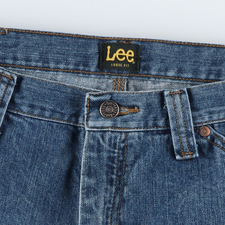 Lee Loose Fit Denim Painter Pants, Men's W35 (approx.) cotton blue type Vintage Second Hand