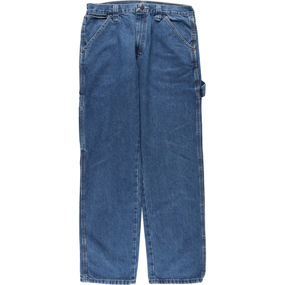Wrangler Denim Painter Pants for Men, W33 equivalent cotton blue type Vintage Second Hand