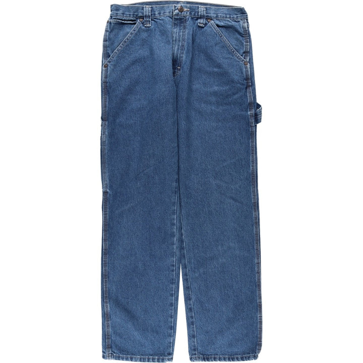 Wrangler Denim Painter Pants for Men, W33 equivalent cotton blue type Vintage Second Hand