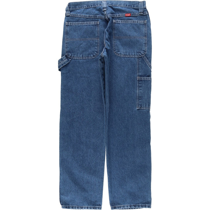Wrangler Denim Painter Pants for Men, W33 equivalent cotton blue type Vintage Second Hand