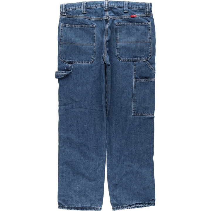 Wrangler Denim Painter Pants for Men, W36 cotton blue type Vintage Second Hand