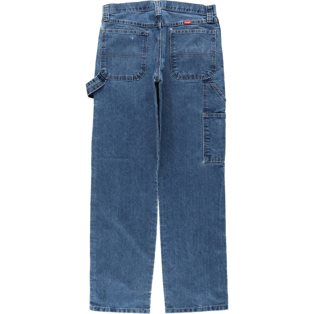 00'S Wrangler Denim Painter Pants Men's W32 equivalent cotton blue type Vintage Second Hand