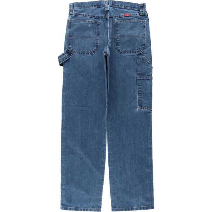 00'S Wrangler Denim Painter Pants Men's W32 equivalent cotton blue type Vintage Second Hand