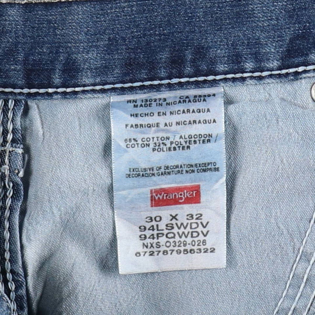 00'S Wrangler Denim Painter Pants Men's W32 equivalent cotton blue type Vintage Second Hand
